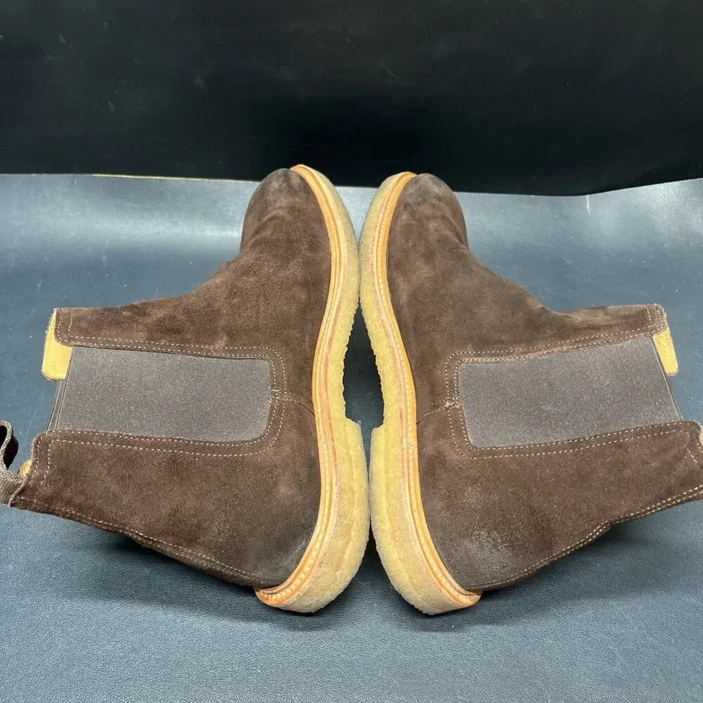Banana Republic Brown Suede Crepe Chelsea Boot Men’s Size 10 US, EU 43.